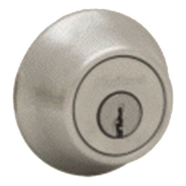 SINGLE CYLINDER DEADBOLT, MASTER KEYED SERIES C Satin Chrome